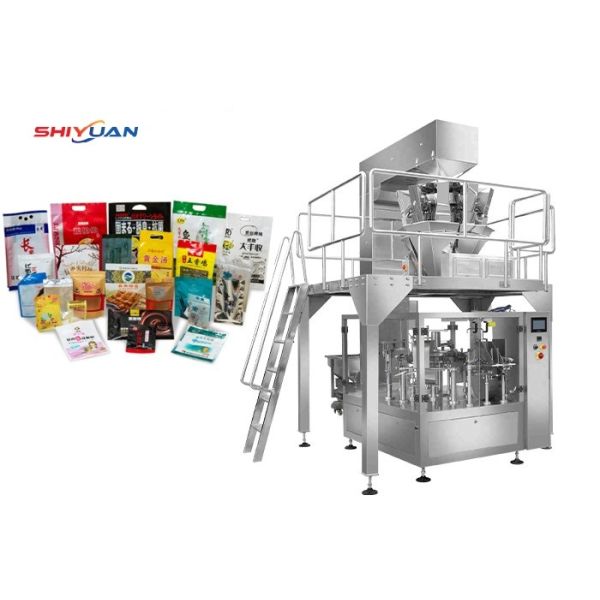 Candy Banana Chips Packing Machine 10bags/min-60bags/min Zip Lock Packing Machine