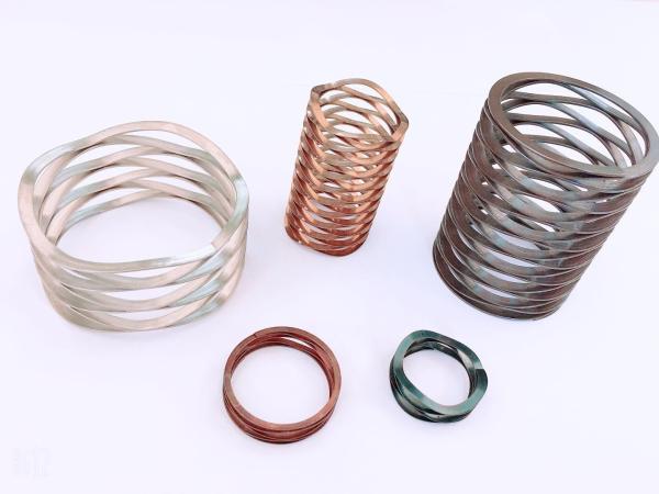 0.5mm 50.0mm Axial Space Compression Wave Spring for Industrial Machinery and High Load Capacity in Heavy-Duty Applications