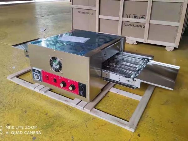 Stainless Steel Commercial Kitchen Equipments Electric Conveyor Pizza Oven