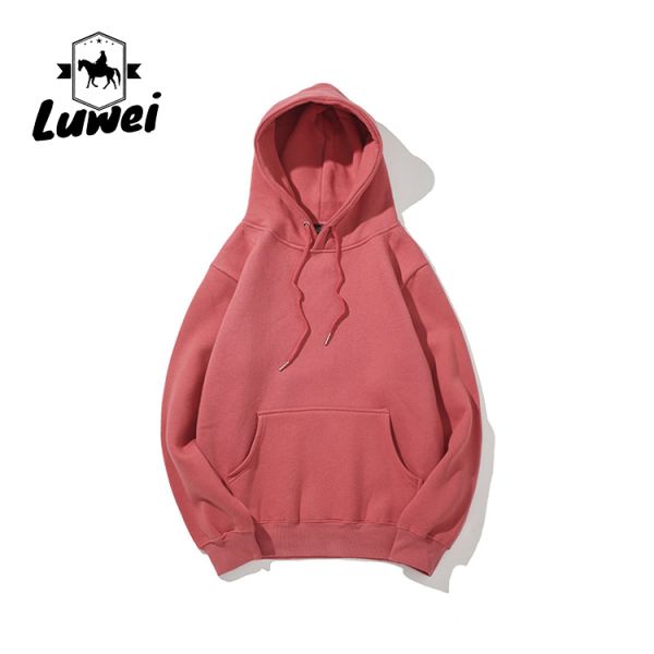 Streetwear Knitted Blank Custom Logo Cotton Black 320g Fitted Gym Over Size Pullover Tracksuit Mans Hoodies