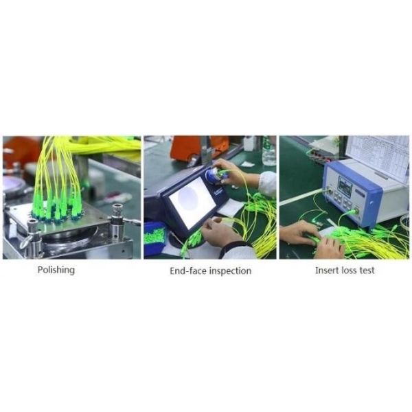 G652D LC LC к соединительным кабелям оптического волокна UPC двухшпиндельным 2.0mm 2M