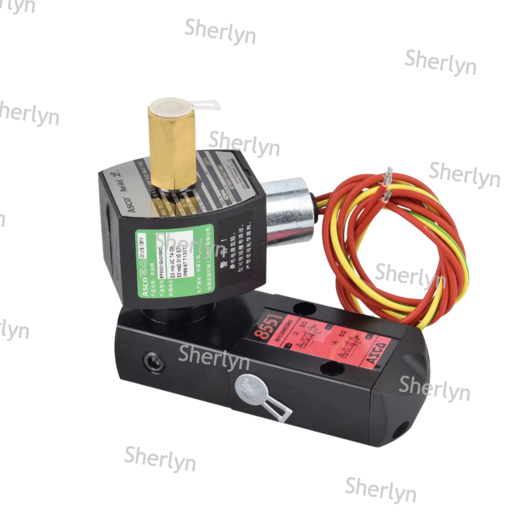 ASCO SCB320B174 Industrial Electromagnetic Valve Corrosion Resistant Material Chemical Process Control Applicable