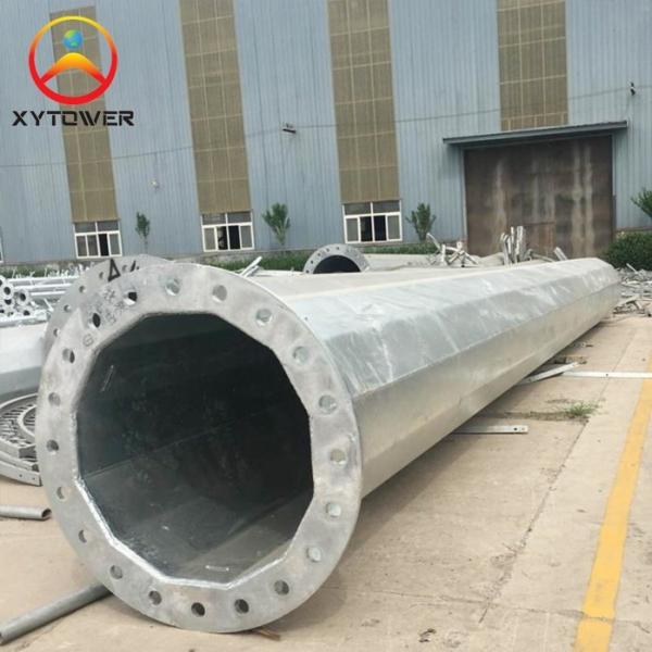 Galvanized Steel Monopole for Electricity Power Transmissionand Distribution Line