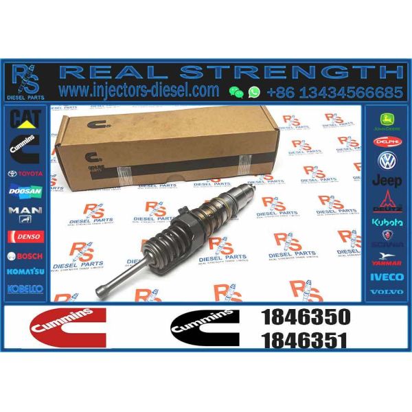 High Quality New Common Rail Injector Assembly 1846350 with Engineering Price for S-cania C-ummins 6-month After-sales Service