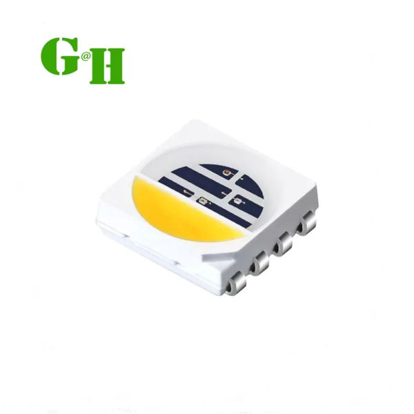 RGBW Emitting Color SMD LED CHIPS Based on GaN Gallium Nitride Chipmaterial and Color Temperature 2800 to 7000K for Lighting Solutions