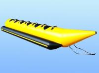 Bateau de banane gonflable de l'eau de personne du parc d'attractions 6 avec le ventilateur de la CE/UL