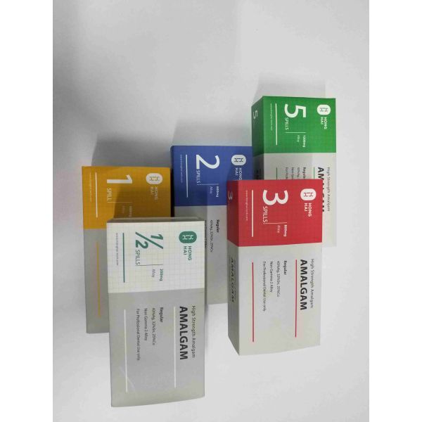 High Strength Dental Amalgam Capsule Spills 2 600mg Blue Color For Dentistry