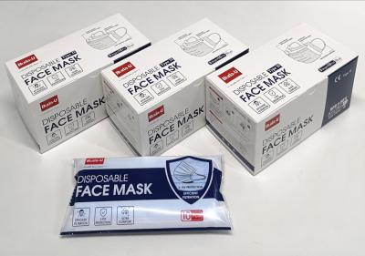 Medical Particulate Respirator Mask With Ear Loops CE EUA EN14683 Adult Mask