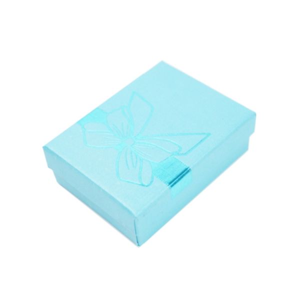 Caja de papel de joyería mini cuadrada para caja de joyería en CD