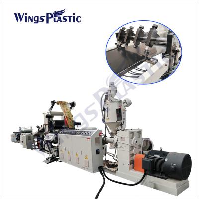 LDPE Plastic Sheet Extruder Machine HDPE PP PET Sheet Extrusion Line