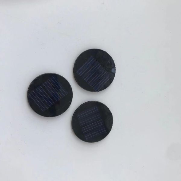 Small 25mm Round Solar  Panels Polysilicon Solar cell Solar system solar garden light high power