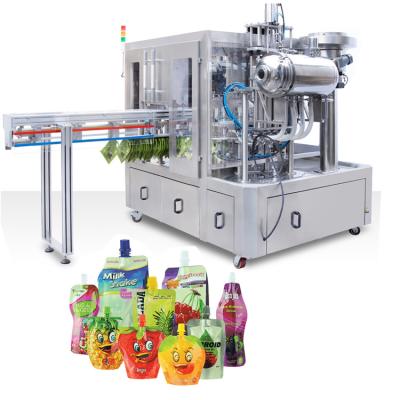 Máquina de preenchimento de bolsas com tubo controlado por PLC 50-500ml Volume de preenchimento 3.5KW Consumo de energia