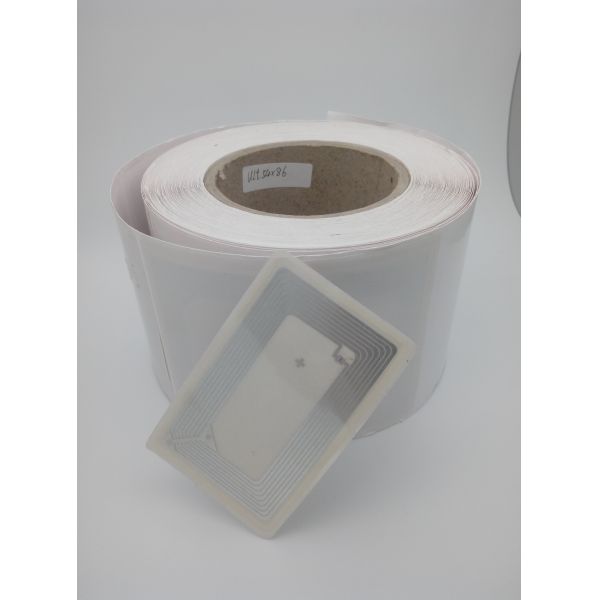 ISO14443A RFID наклейки наклейки наклейки 86x54 мм бумажные RFID наклейки для отслеживания