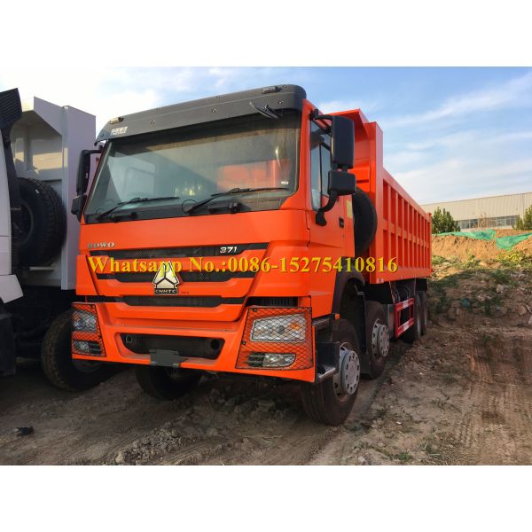 SINOTRUCK HOWO 371/420 hp 8x4 12 wheeler Heavy Duty Mining Dump/ Dumper/Tipper Truck For Transporting sand stone mines