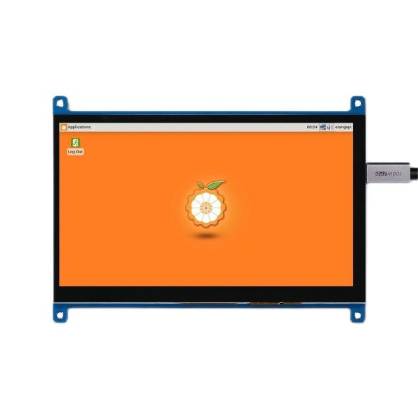 Type C Interface 7 Inch UART LCD Touch Screen Module 1024X600 350 Brightness