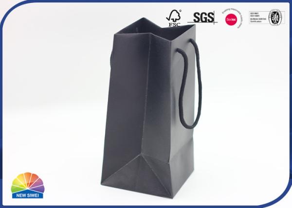 Saco de papel médio Matte Black For Beverage Packaging do presente do produto comestível