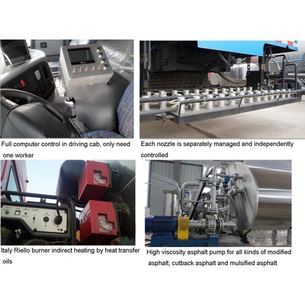 FAW J6L 4x2 Bitumen Distributor 8000L Asphalt Sprayer Truck for Road Construction