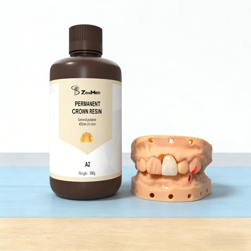 Shore D 92 Permanent Crown Resin No Flexibility Resin Designed for High Strength and Long Term Dental Crown Applications