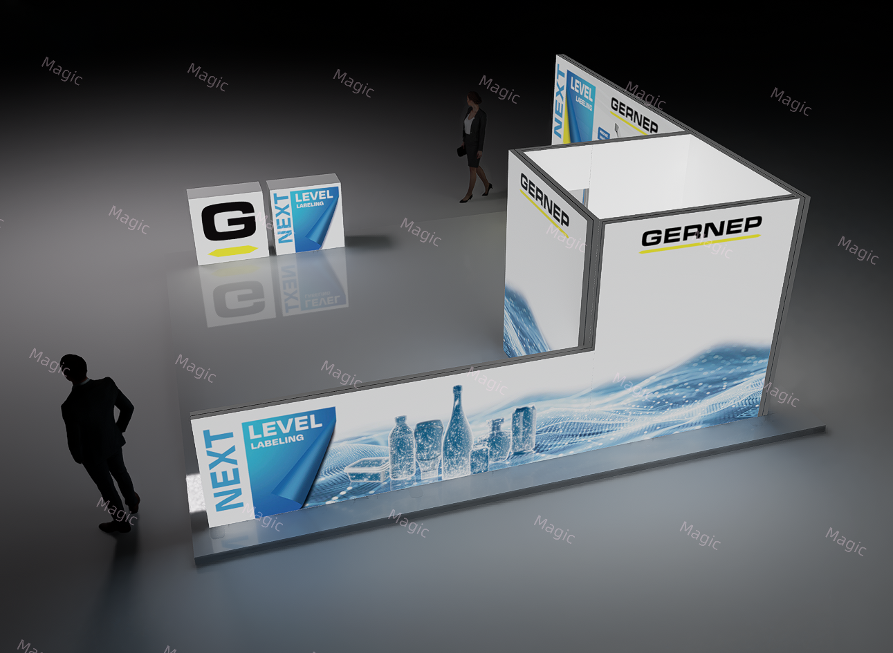 20x20ft SEG Light Box Aluminum Frame Dye Sublimation Fabric Lightbox Booth