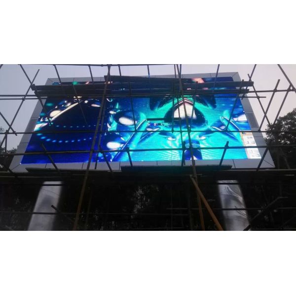 Advertising Rental full color led signs outdoor usb / wifi / 3g / 4g Control System
