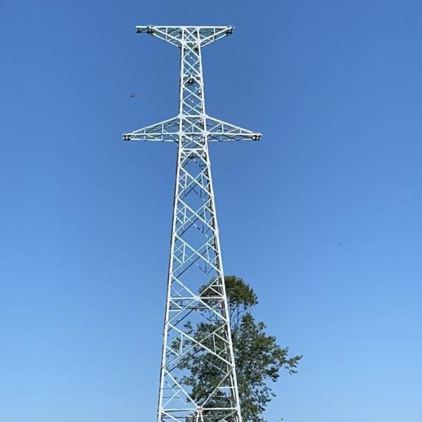 Hot Dip Galvanized Angle Steel Electricity Transmission Tower