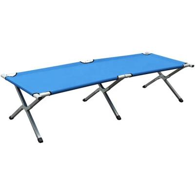 Le lit léger pliable durable d'ODM a renforcé la jambe en acier de S pour des adultes