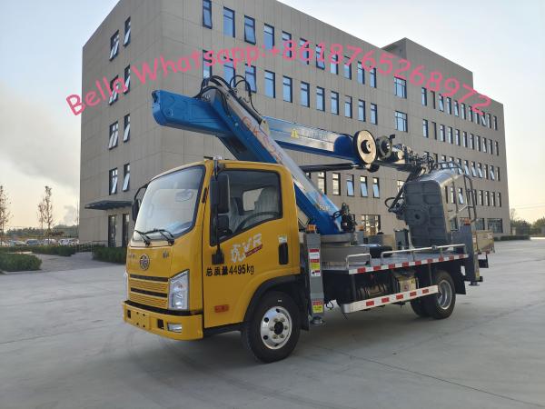 21m 23m 25m 29m 38m 45m Aerial Bucket Truck Mounted Aerial Working Platform Aerial Lift Truck With Bucket