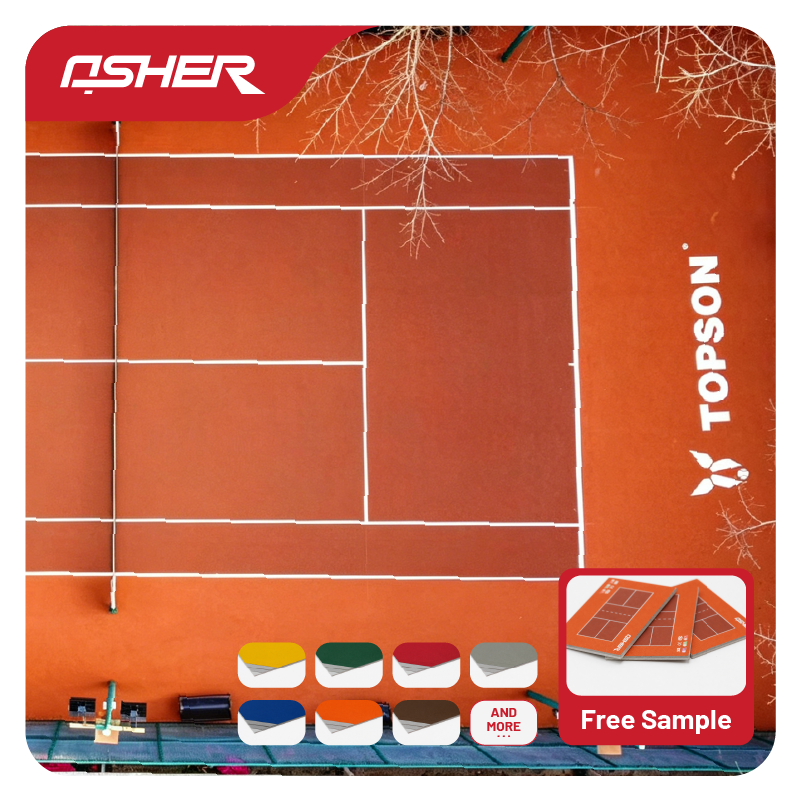UV-Resistant Non-Slip Acrylic Hard Court Paint for All-Weather Sports Surfaces