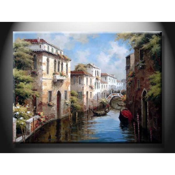 DZH1280 Beautiful Paint Scenery Handmade Oil Painting for Affordable House