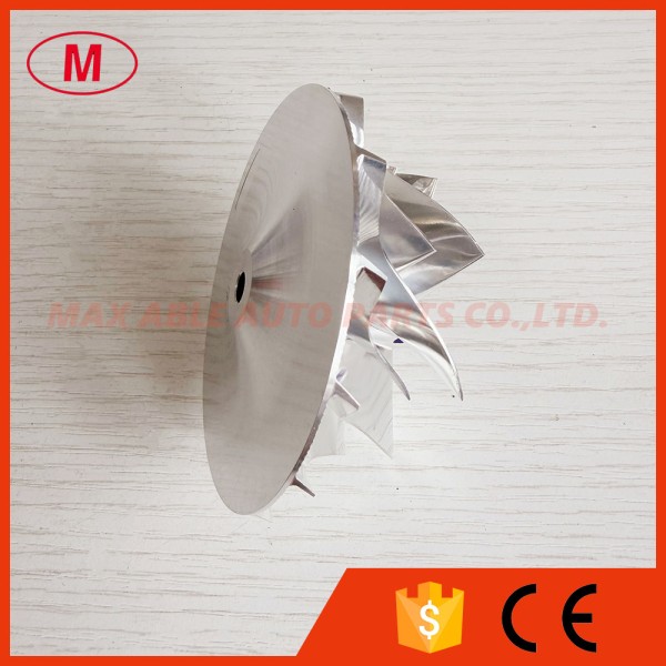 B03G reverse 55.50/76.13mm 7+7 blades Turbocharger milling/aluminum 2618/billet compressor wheel