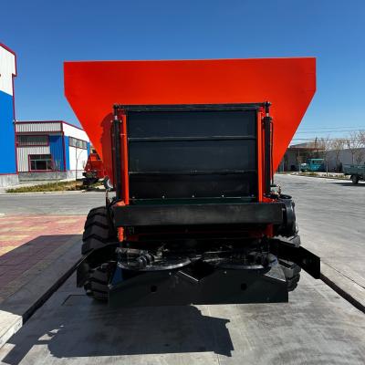 Double Disc Manure Spreader Hydraulic Door Anti Rust Treatment Clever Design