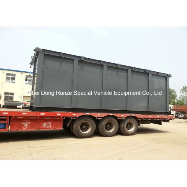 Skid Mounted 70000L Acid Storage Tank Steel Lined PE For Oilfield Storage