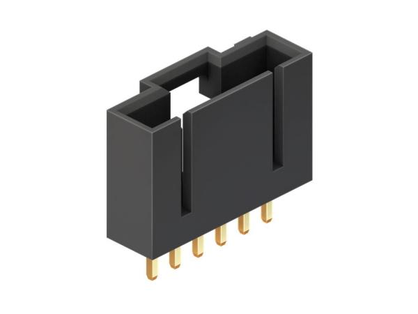 Pitch 2.54mm Wire To Board Wafer Connectors Vertical 180° DIP Type 1*2Pin-1*12Pin
