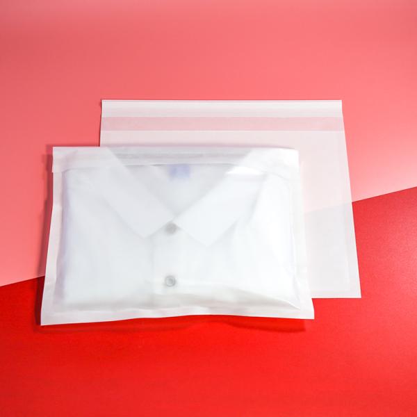 Custom Printed Glassine Wax Paper Bags for T-Shirt Packaging