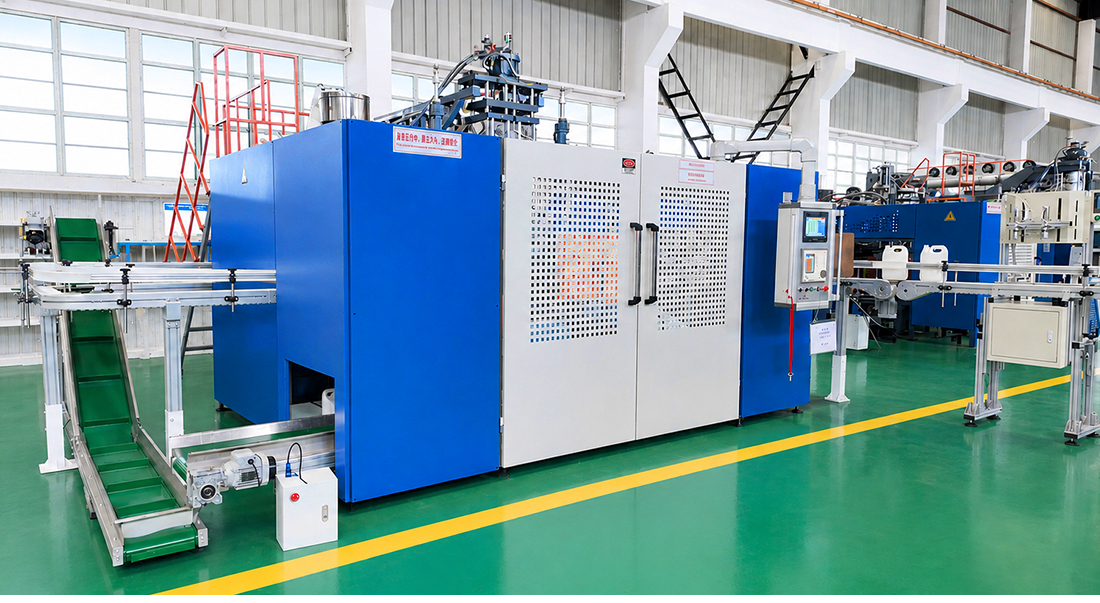 Automatic 5 Liter HDPE Container Making Machine with Long Service Life Extrusion Blow Molding Machine