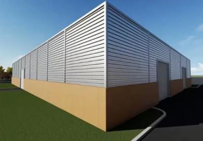 Steel PEB Steel Warehouse Q235 Q345 With Fast Assembly Design Build Solution