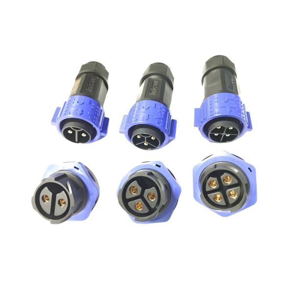 Source manufacturer M25 waterproof joint 35A40A50A aviation plug 3-core self-locking docking plug