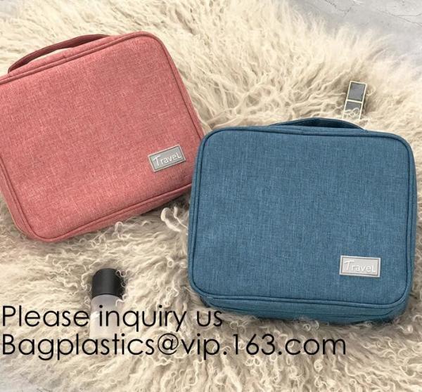 Canvas Toiletry Pouch Travel Makeup Bag Cosmetic Bag,toiletry bag travel makeup storage bag makeup bag wholesale