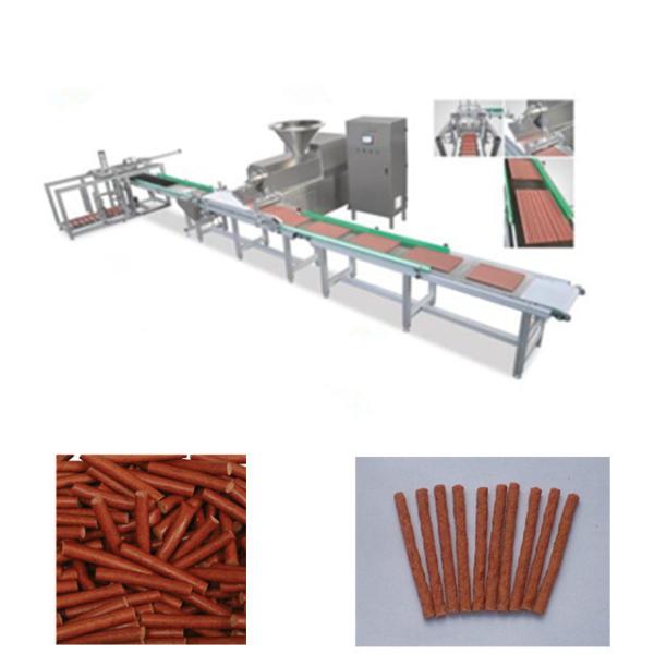 Mâchant la machine froide d'extrudeuse de casse-croûte de chien pour faire des bandes de viande