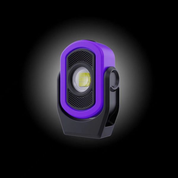 Pocketable 350lm Rechargeable LED Work Light with 30000 Hours Working Lifetime and Hook
