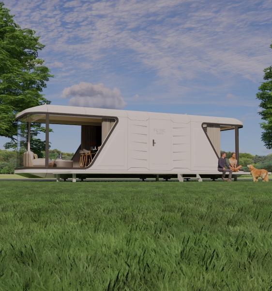 One Bedroom One Bathroom And One Balcony Prefabricated Beach Small Capsule Family Mobile Room Container For Hotels