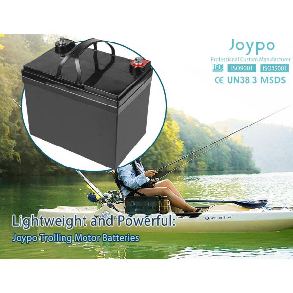 12V 35Ah морская литийная батарея глубокий цикл для рыболовного басса лодка троллинг двигатель