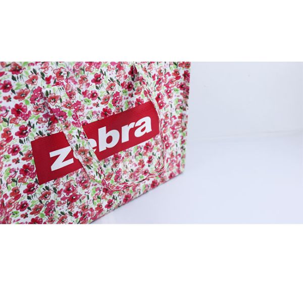 Складные экологические дружелюбные сумки ручки сплетенные PP для супермаркета