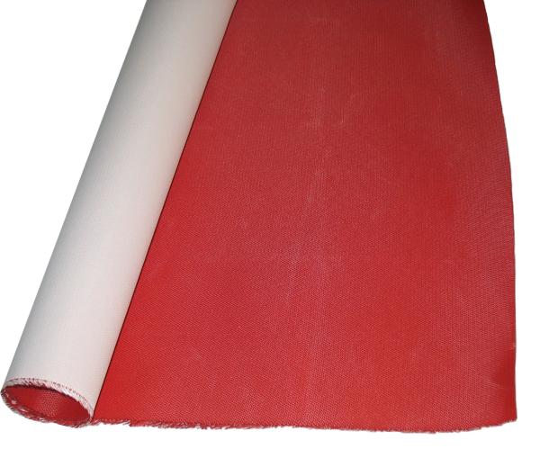 PU Coated Fiberglass Fabric 460gsm Fireproof Blue Black for Fire Curtains