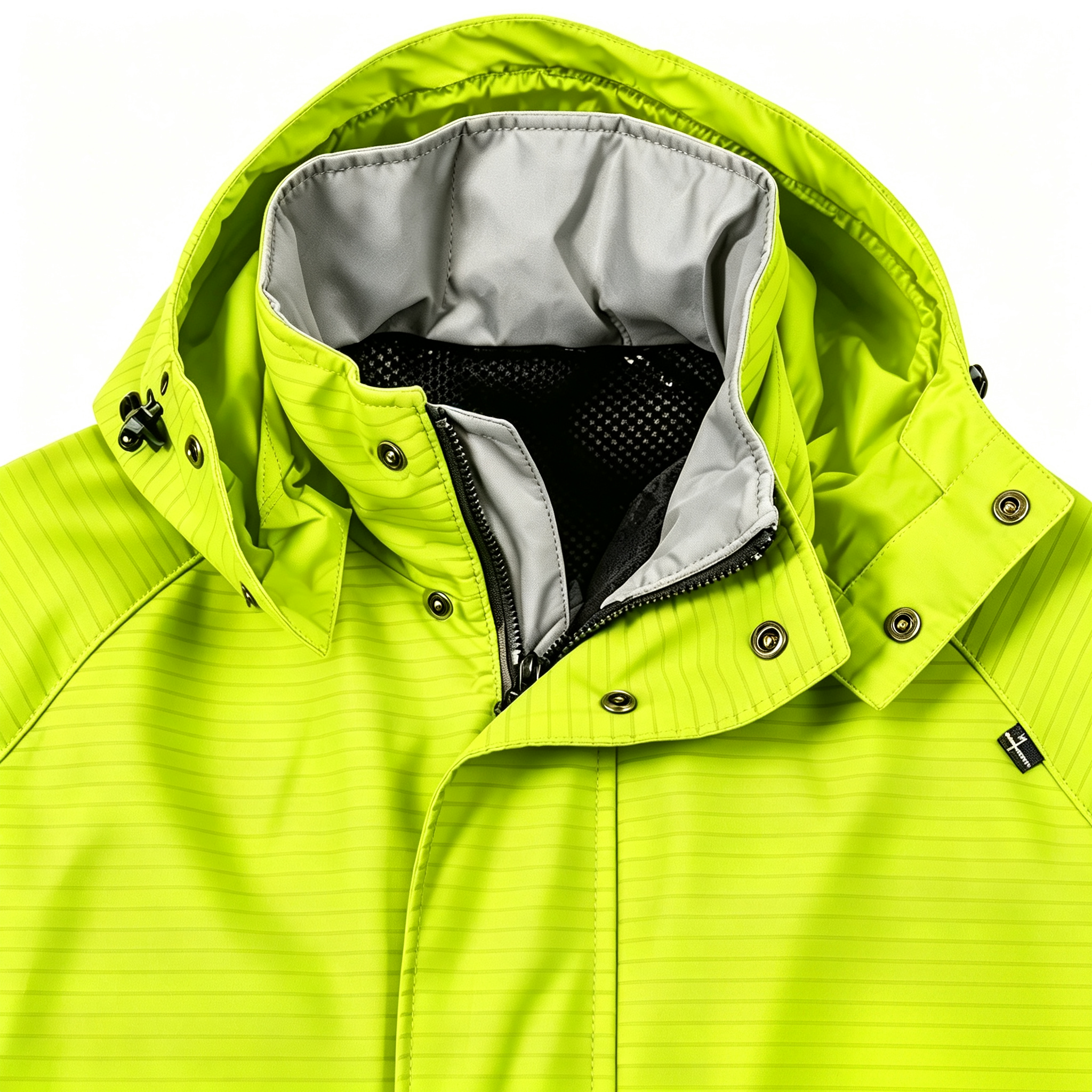 Lightweight Safety Waterproof Jacket Impact Resistant High Visibility Work Jacket Full Upper Body
