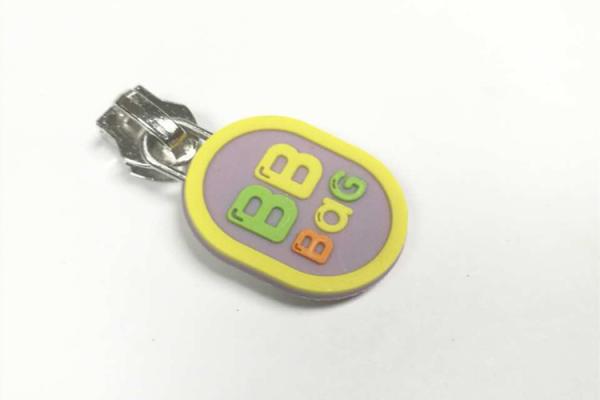 Apparel Garment And Bag Accessories Custom Soft PVC Zipper Pull Zipper Sliders