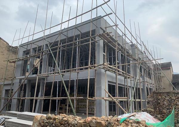 Sistema EPS del marco de acero que cubre equipos caseros prefabricados de los chalets prefabricados
