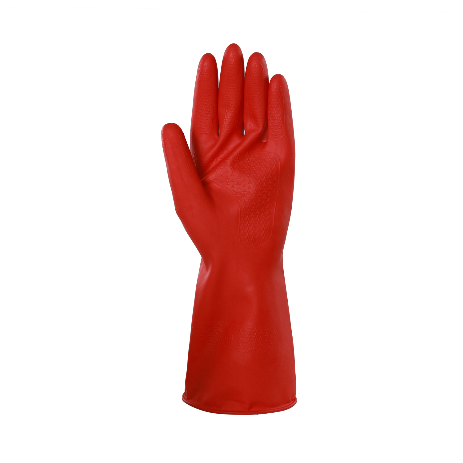 Palm Textured Household Cleaning Gloves Natural Latex Reusable Rubber Gloves