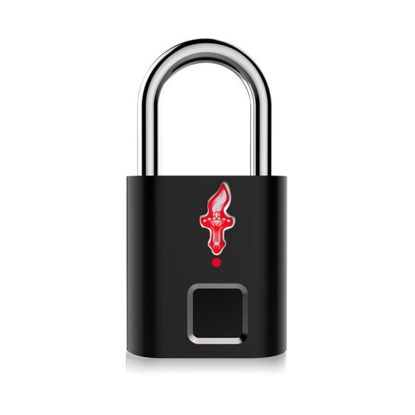 Hot Selling Durable Biometric 10 Fingerprints TSA Smart Fingerprint Padlock Custom Luggage Security with Travel Luggage