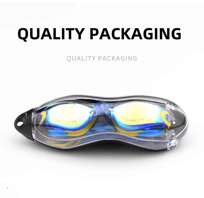 Custom OEM Anti-Fog Anti-UV HD Lens Swimming Goggles Professional Swimming Glasses